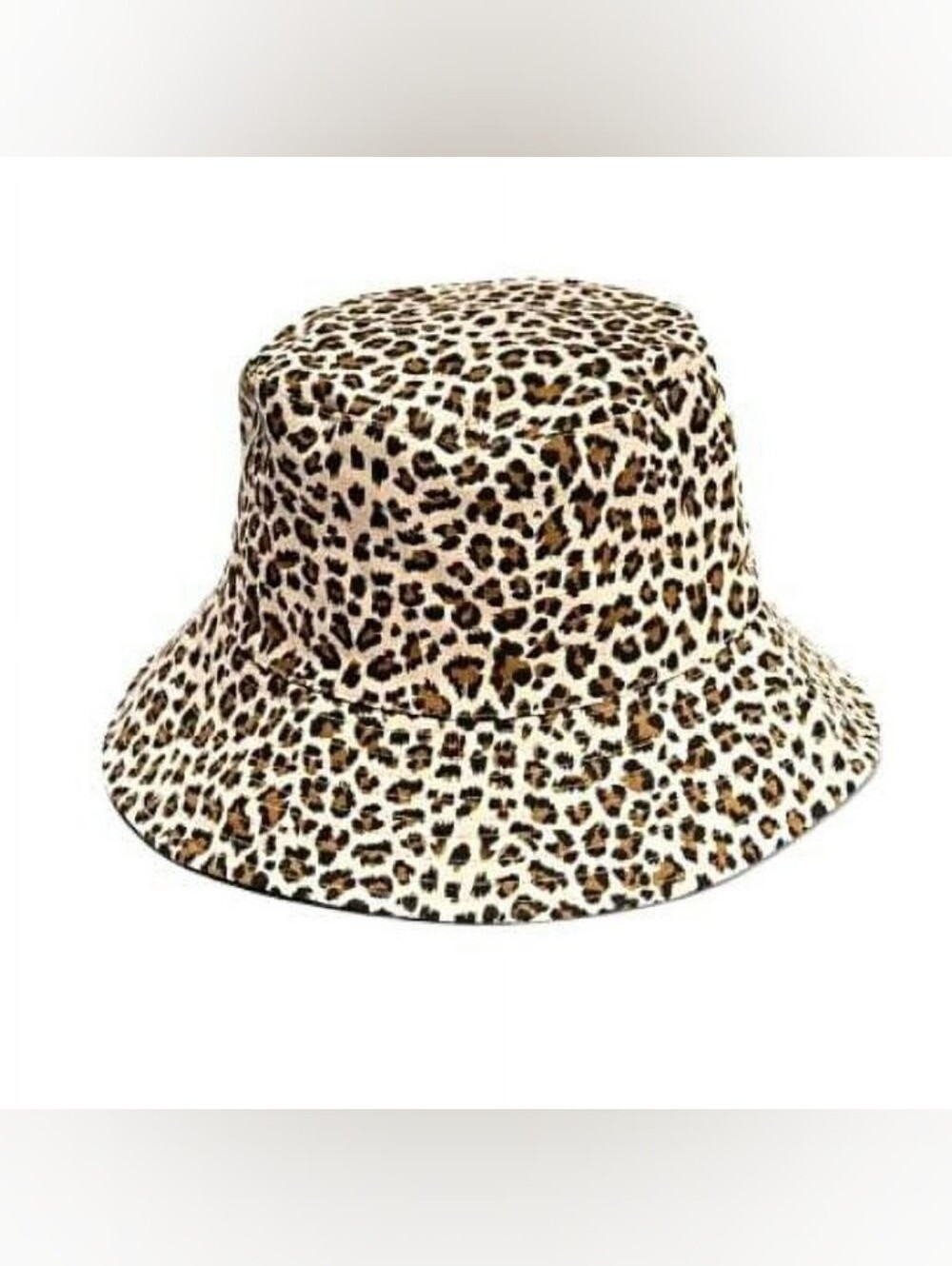 Jenni Reversible Terrycloth Leopard Bucket Hat